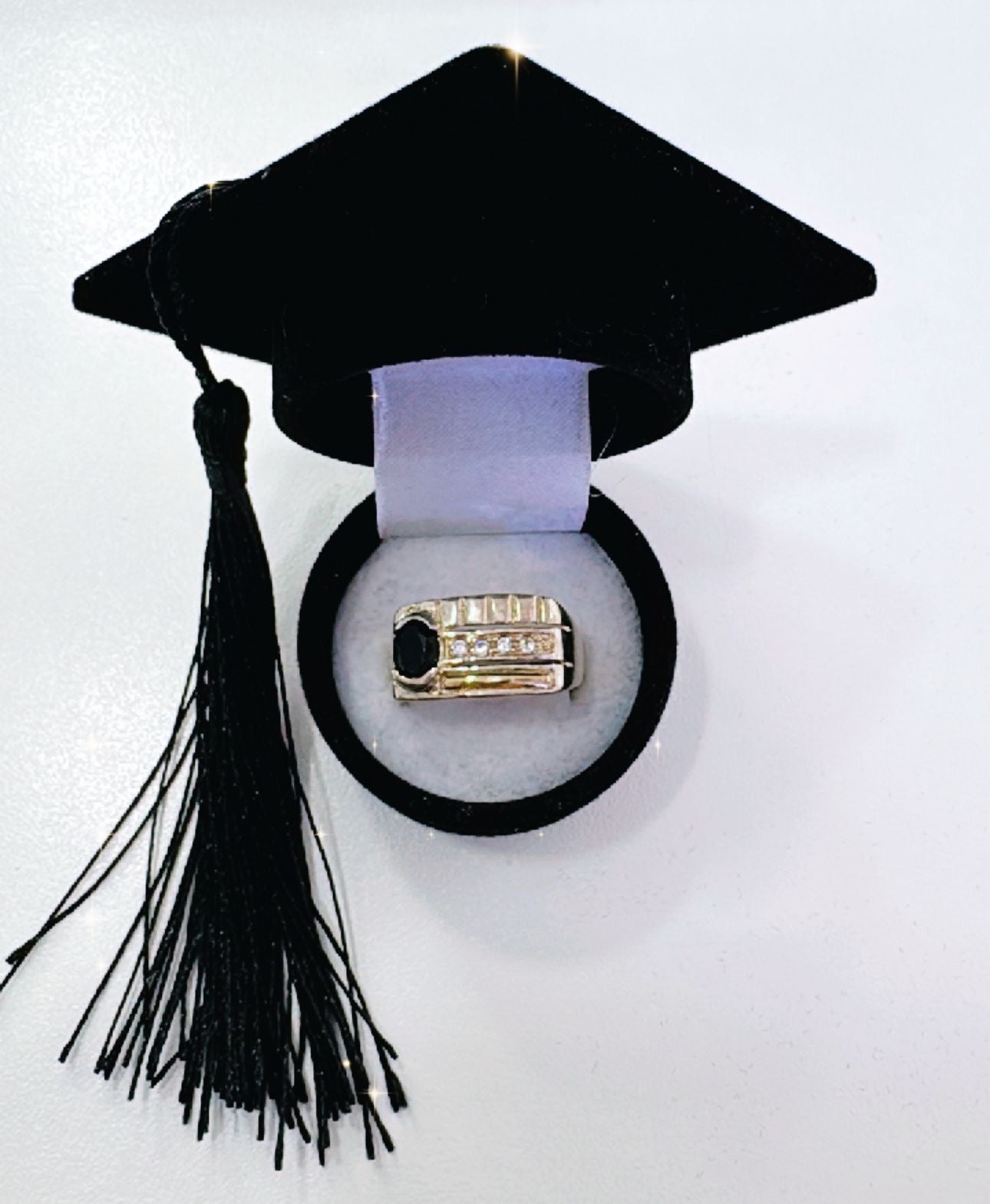 Anillo de grado de plata y laminado de Oro