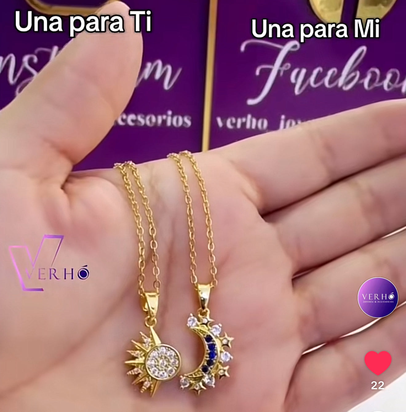 Cadenas de sol y luna