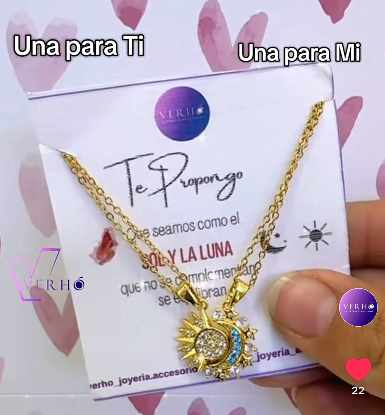Cadenas de sol y luna