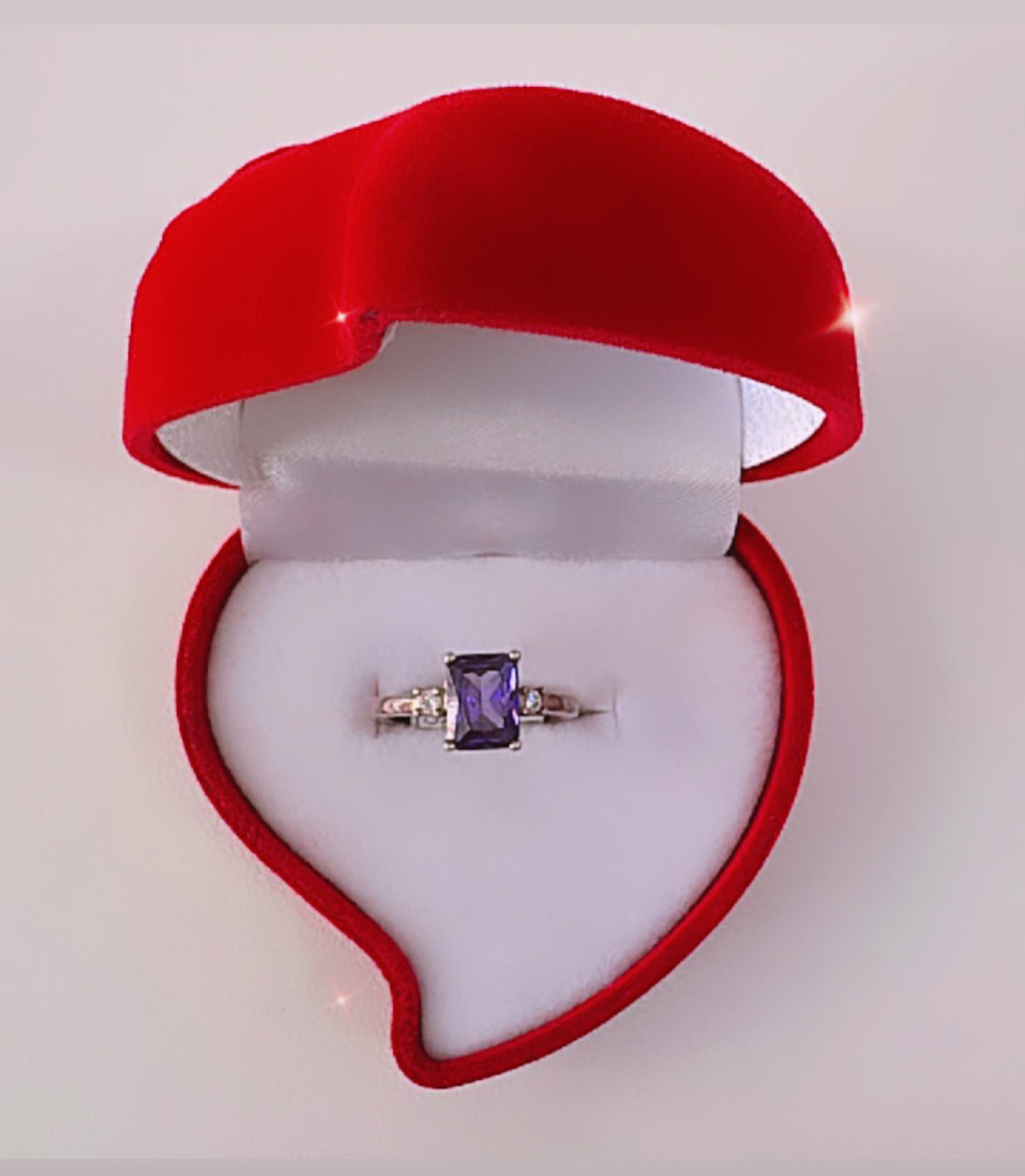 1 anillo solitario de Plata