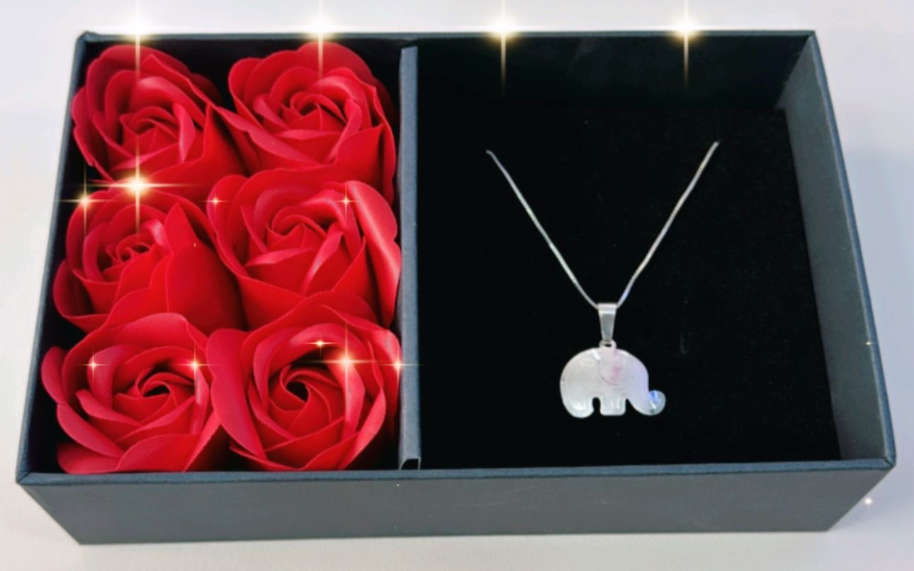 Cadena de Elefante de plata 925