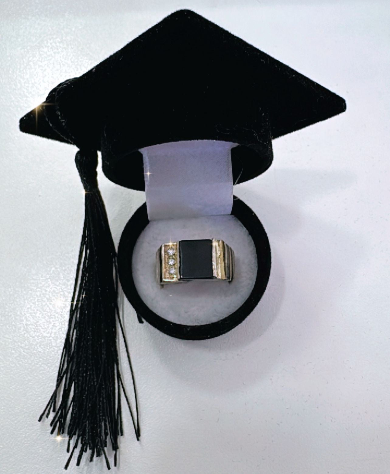 Anillo de plata y laminado de oro