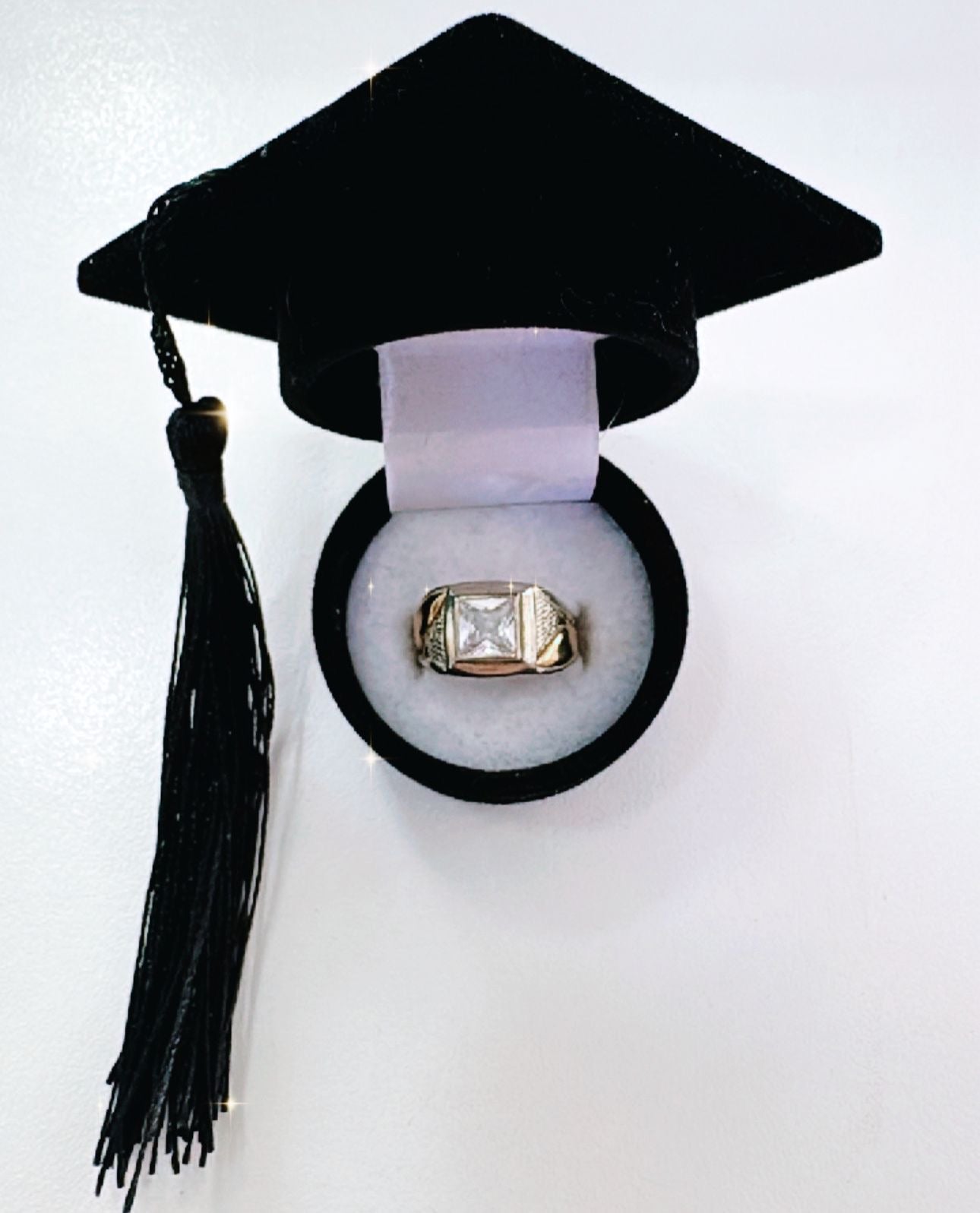 Anillo de grado y laminado de oro
