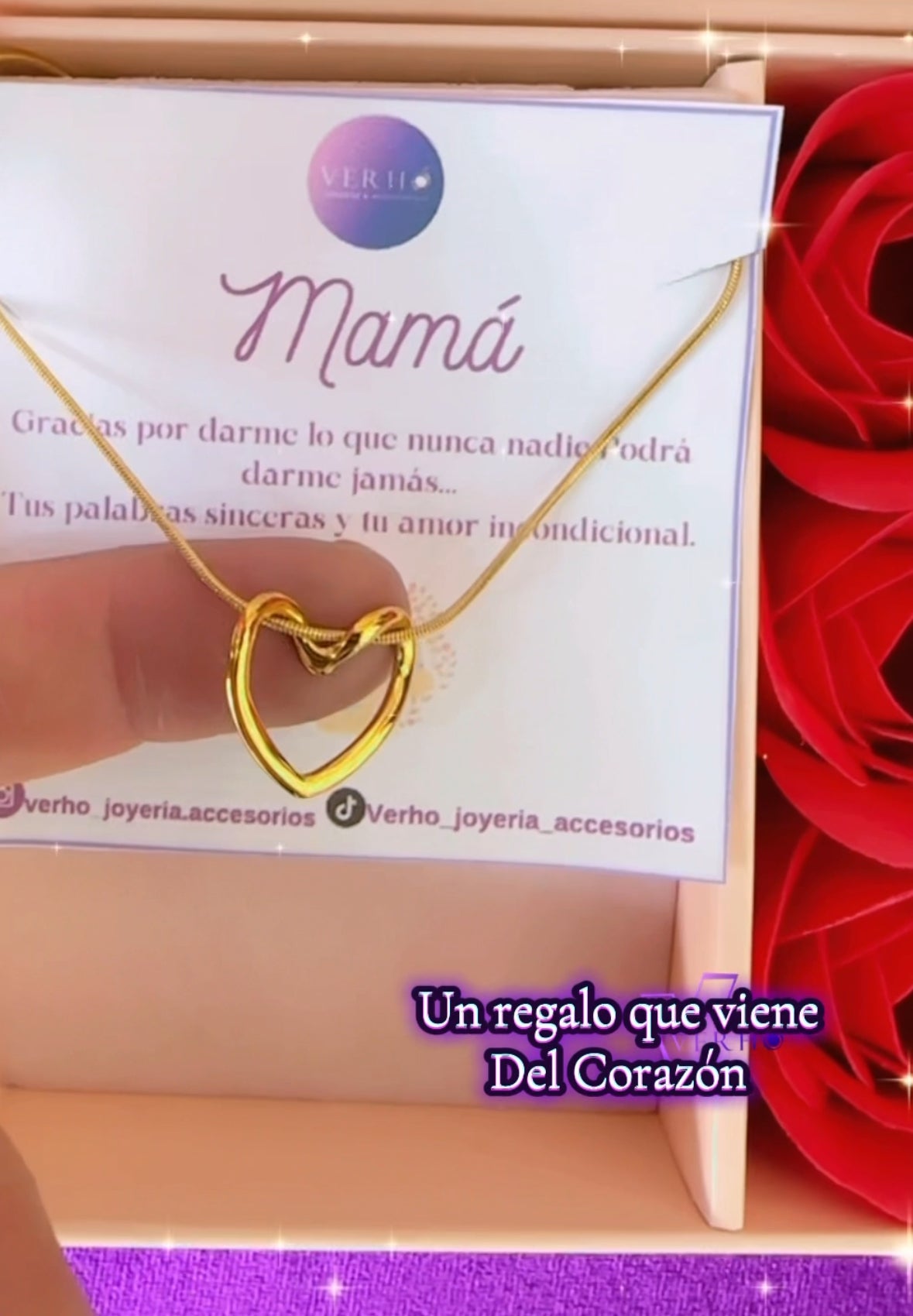Cofre de rosas y Cadena de corazones