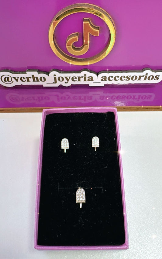 Juego de Aretes y dije