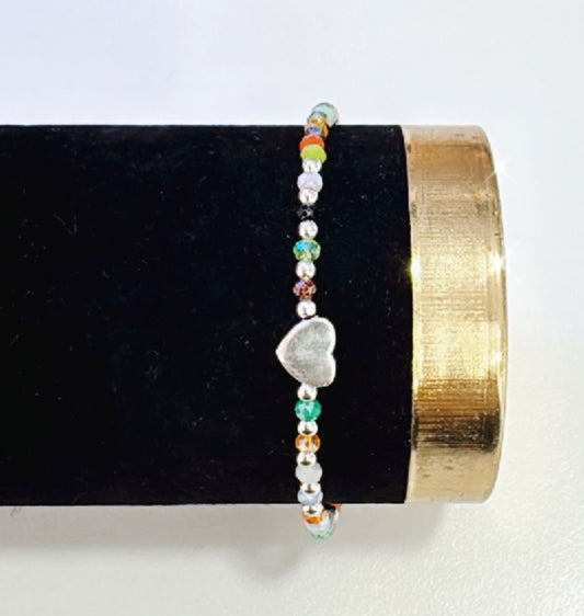Pulsera multicolor “Heart”