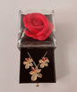 Juego de flor beige y rojo