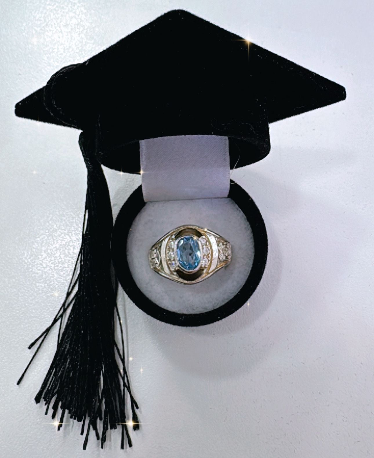 Anillo de plata y laminado de oro
