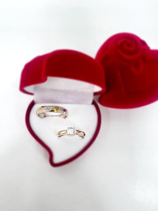 Anillo’s de plata y laminado de oro