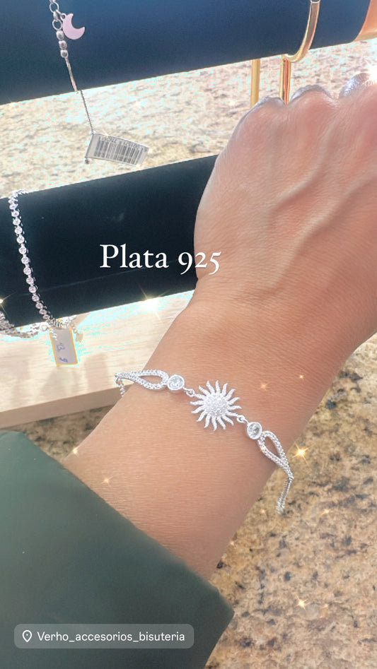 Pulsera de Plata “ Sunflower”