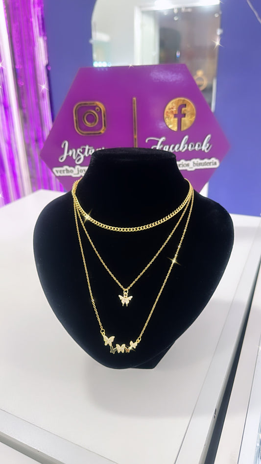 Cadena de 3 niveles “Butterfly”
