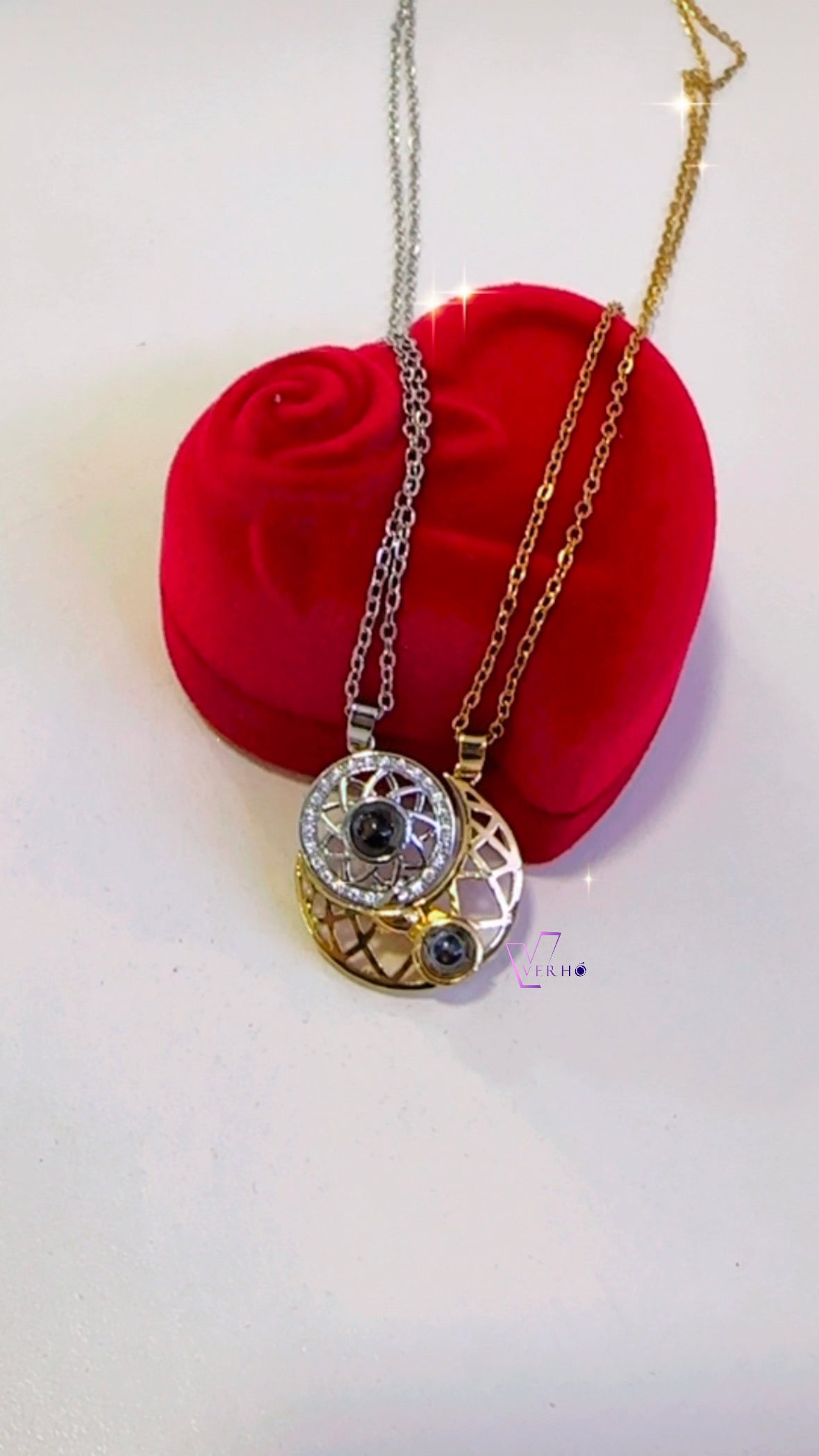 Cadenas Sol y Luna Te amo en 100 idiomas