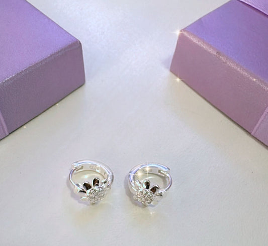 Aretes de plata de Girasol