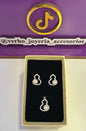 Juego de cadena y Aretes de Plata
