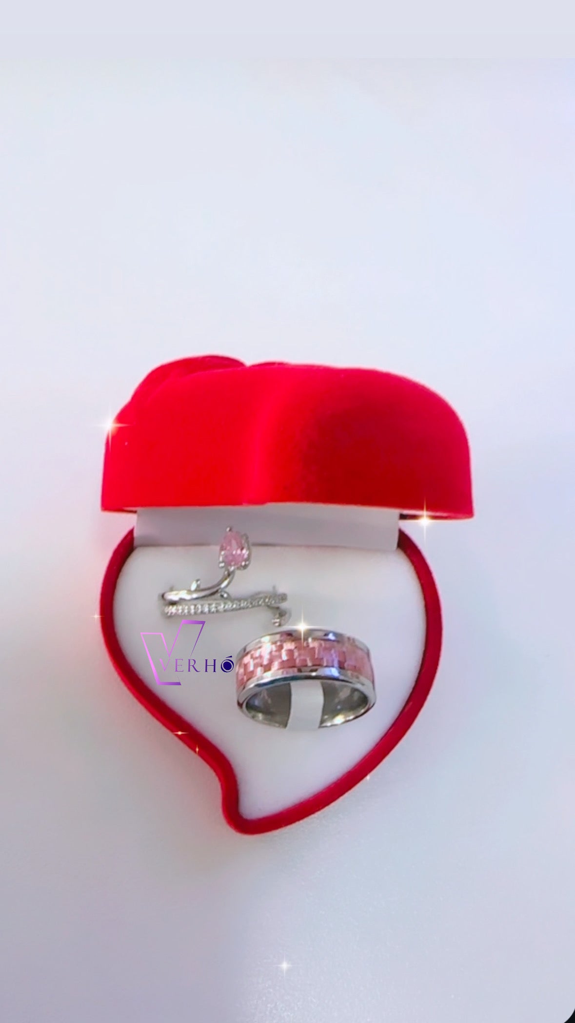 Anillos de Promesa Pink love