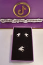 Juego de aretes y dije “Peace”