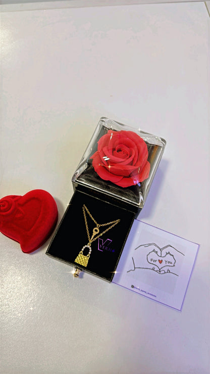 Cadena de 2 niveles locked love