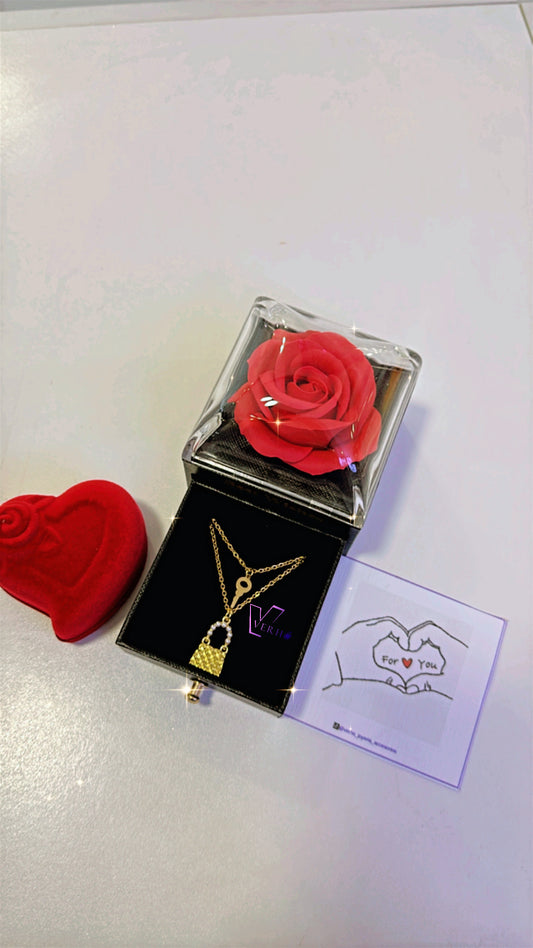 Cadena de 2 niveles locked love