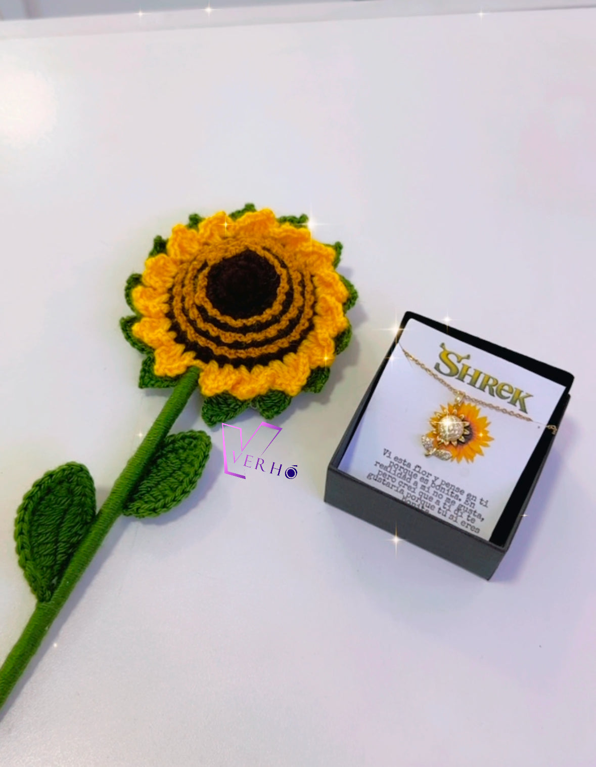 Girasol eterno y giratorio