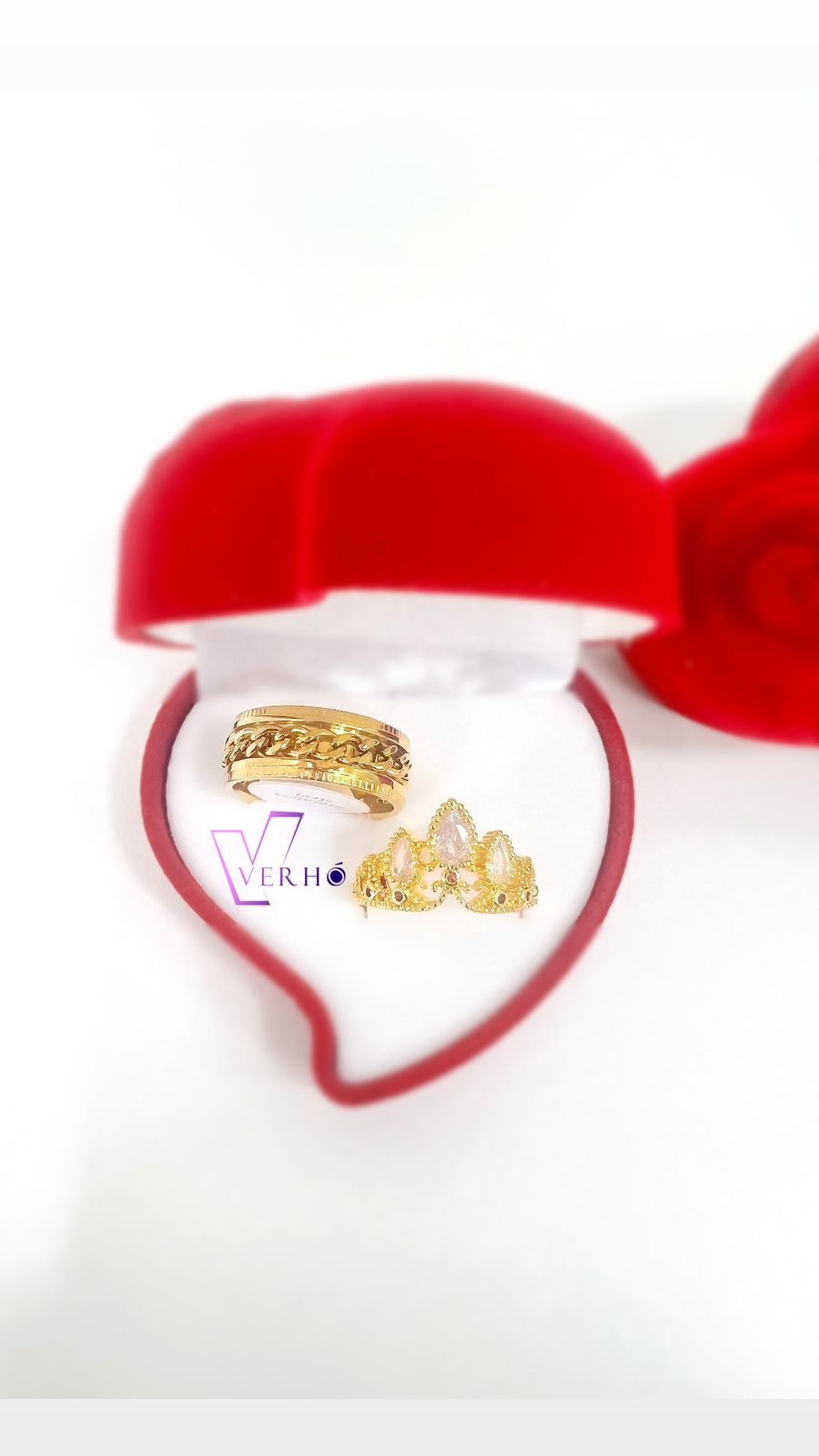 Anillo de Pareja antiestres y reina