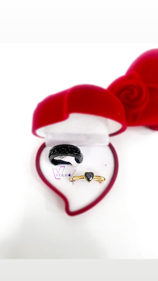 Set anillos black