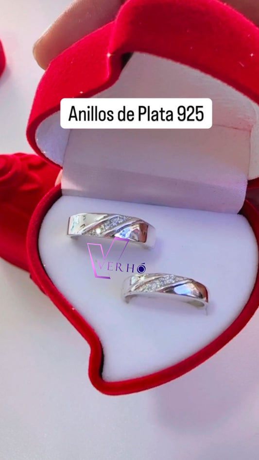 Argollas de Matrimonio de Plata 925